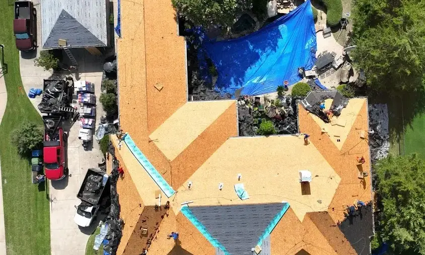 Professional Roof Repair being performed in Whitney